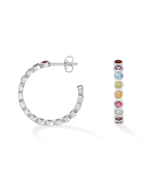 Dower & Hall White Large Tutti Frutti Hoops