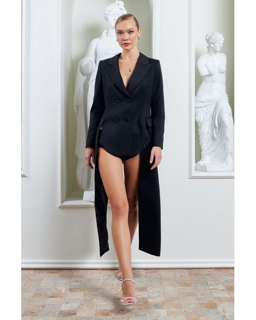 Lumina Eligma Black Opera Blazer Dress