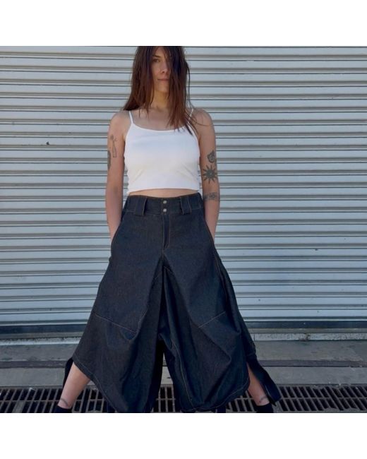 Zasta Studio Blue Distortion Pants for men