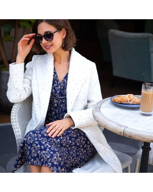 Alie Street London White Neutrals Sabrina Coat