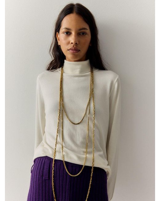 Sita Nevado White Two Bombetas Necklace