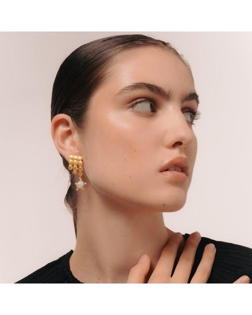 Lavani Jewels White Solaria Ear Jacket