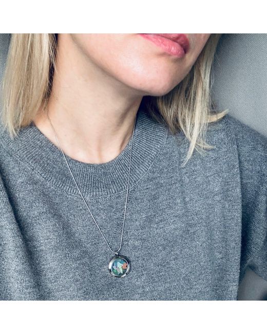 My Little Nature Metallic Colorful Tourmaline Necklace