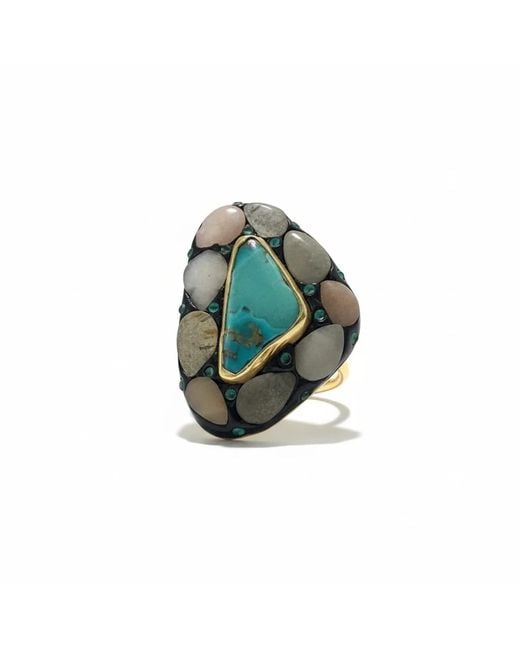 By Virgo Green Tareva Ring