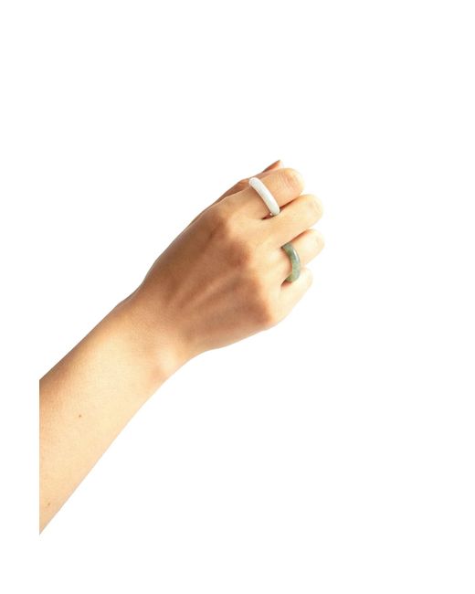 seree Blue Chess Light Jade Ring