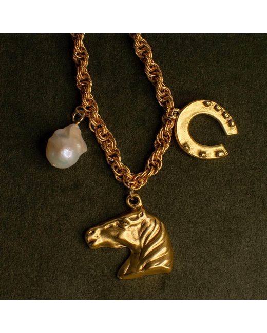 Alexie of Athens Metallic Lucky Heirloom Convertible Belt & Necklace Chain