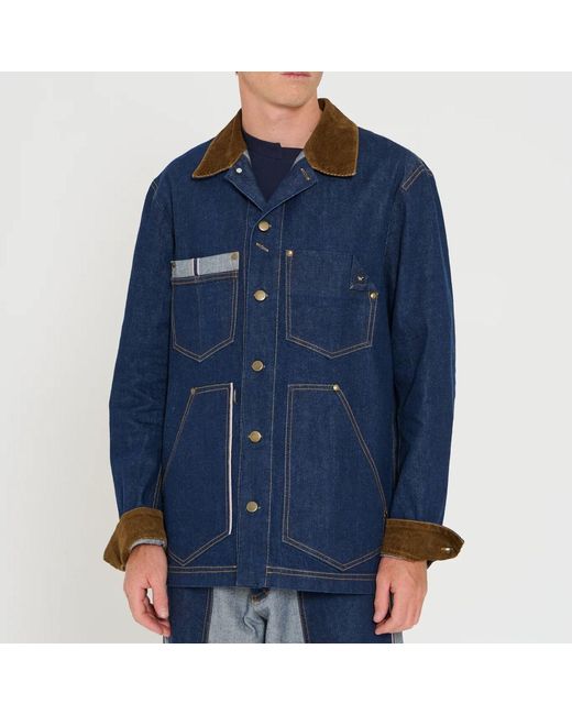 Win Out Blue Workwear Denim Jacket for men