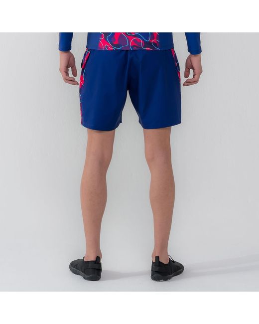 Kapture Purple Neo City Camo Shorts for men