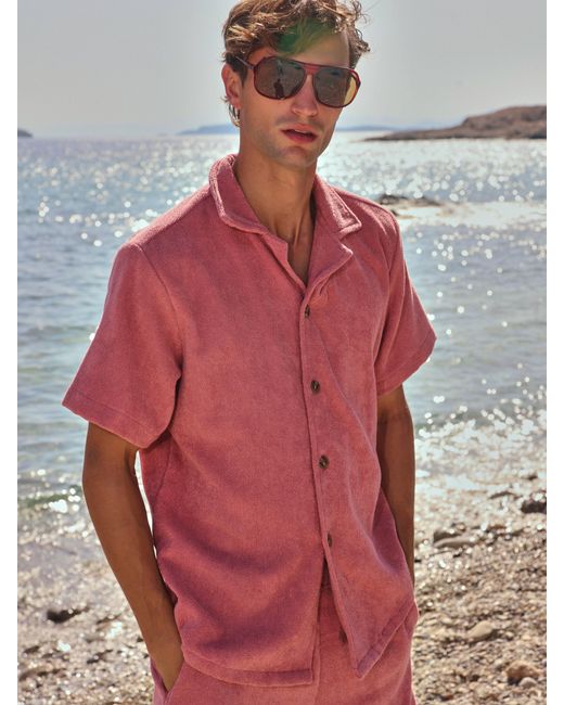 Little Mariner Pink Dusty Rose Terry Shirt for men