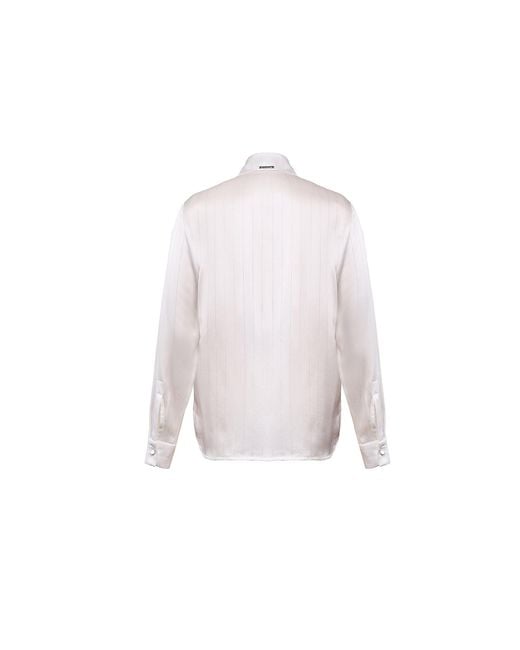Emma Wallace White Vertic Shirt