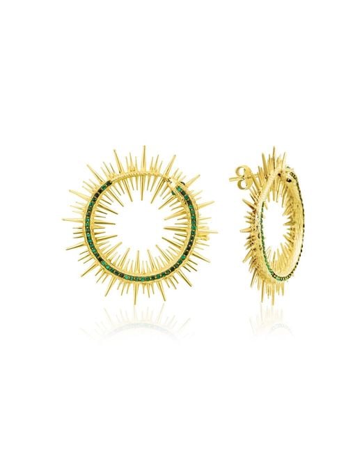 Najiba Metallic Renewance Radiance Earrings