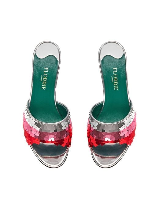 Florrie Pink Bb 75Mm Sequin Mule