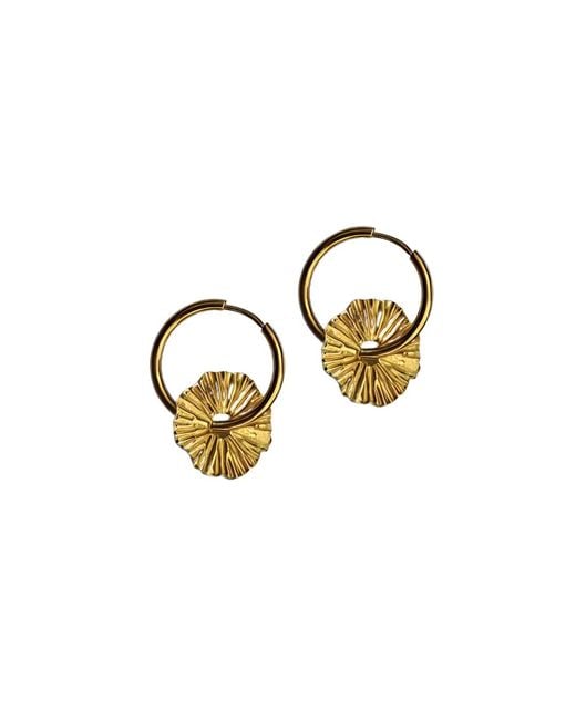FV Jewellery Metallic Steel Me Dee Earrings