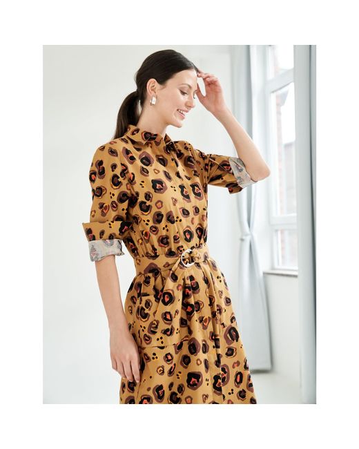 Marianna Déri Metallic Maria Shirtdress Jungle Queen