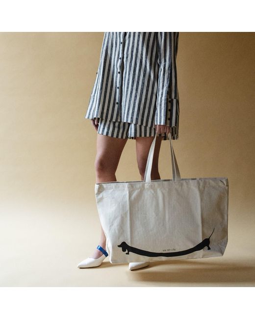 Una Berzina Natural Neutrals Tote Bag