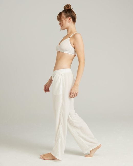 Nudea White The Classic Trouser