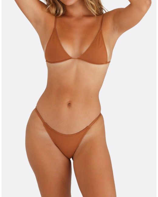 Minimale Animale Brown Lucid Bijou Bikini Top