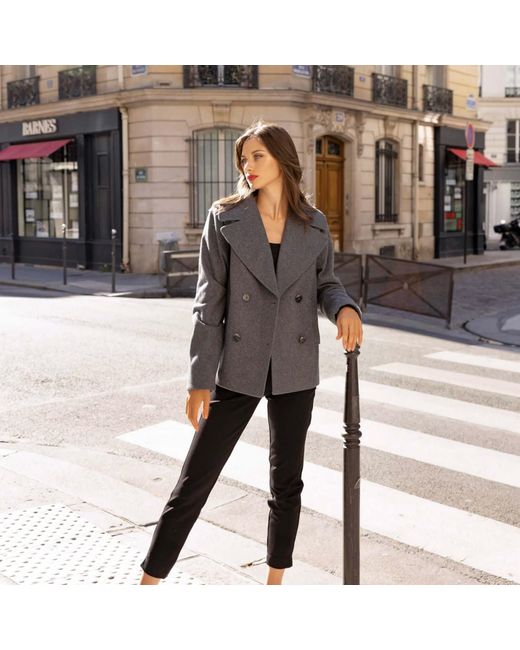 Gaâla Blue Dominique Short Coat