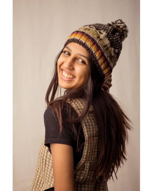 Charkha & Loom Brown Sheepish Beanie