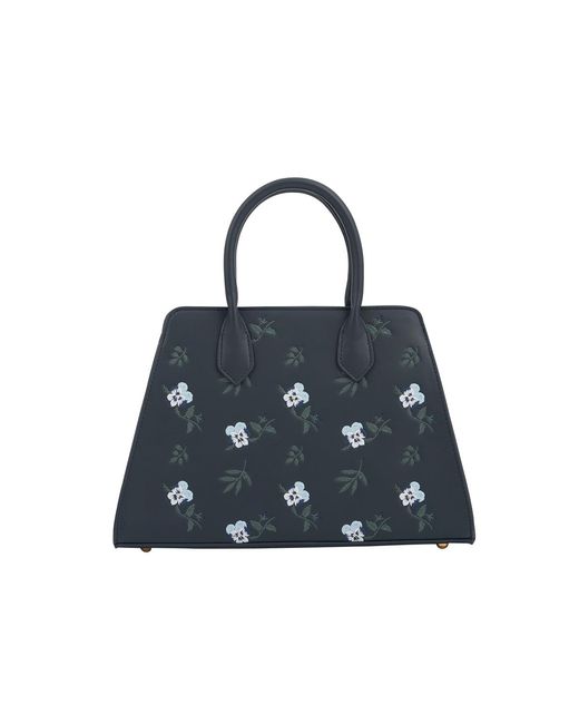 Fable England Blue Ditsy Medium Tote
