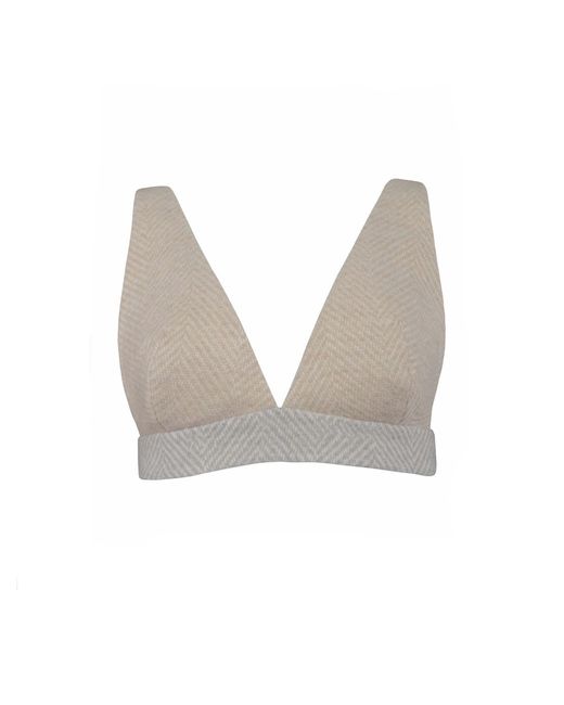 Vestiaire d'un Oiseau Libre Gray Neutrals Alpaca Wool Top