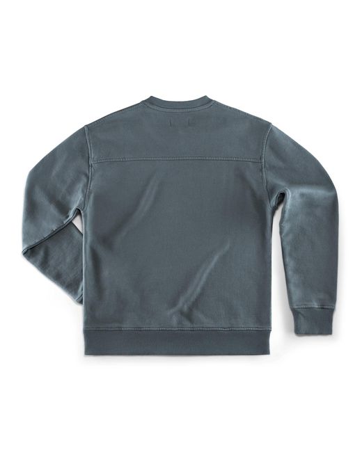&SONS Trading Co Blue Anderson Cross Neck Sweatshirt Storm for men