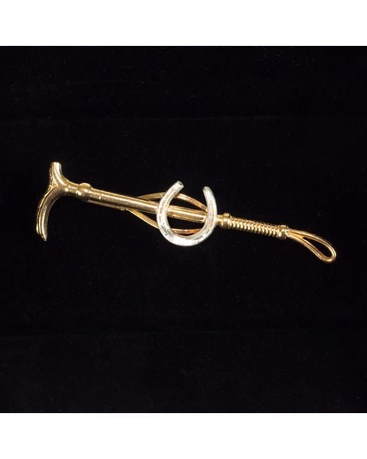 Simon Kemp Jewellers Metallic Horseshoe Tieclip Tieslide for men