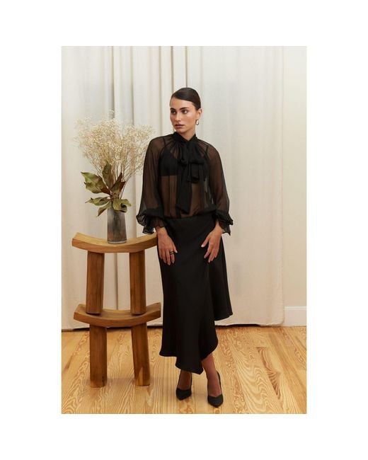 Eternoir Black Noir Veil Blouse