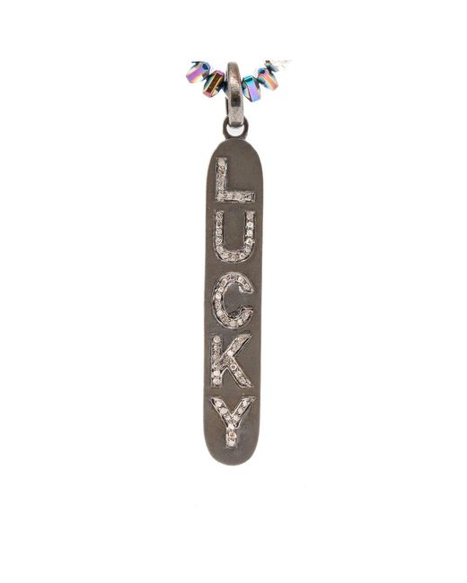Ebru Jewelry Metallic Light Of Luck Diamond Necklace
