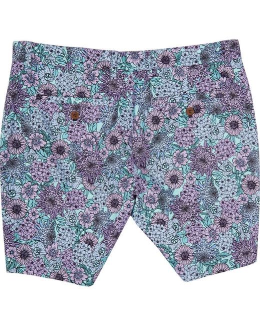 Lords of Harlech Blue John Garden Party Shorts for men