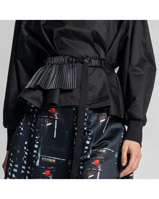 ARTISTA Black Sarah V-Neckline Blouse