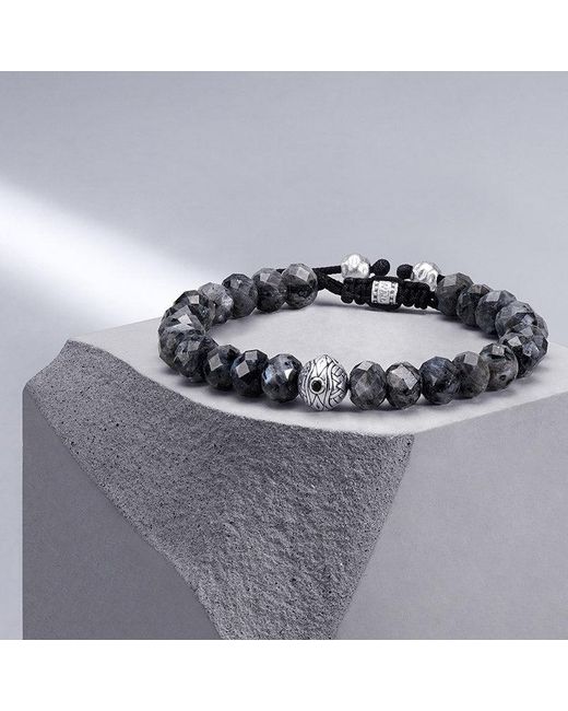 AWNL Metallic Tremolite Mystical Symbol Macrame Bracelet for men