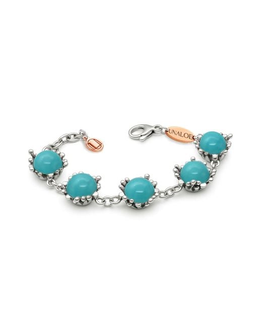 Unaloe Blue Ribes Amazonite Bracelet