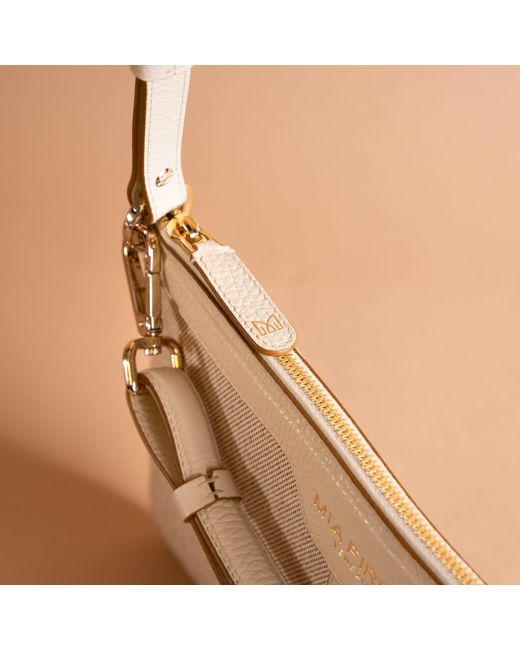 Mia First - Venezia Natural Neutrals Clutch Petitemia Canvas Sand