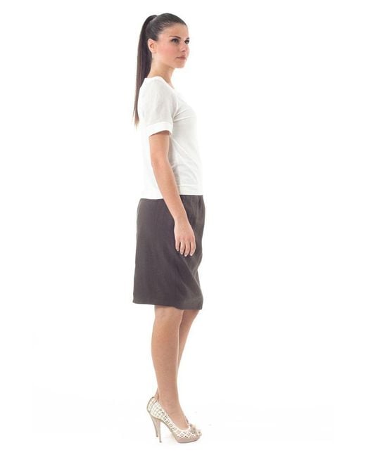 Conquista Gray Chic Tulip Skirt