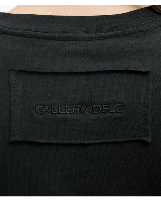 Galleriadele Black The Short-Sleeve Skull T-Shirt