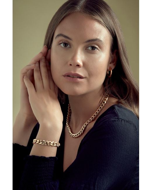 Emma Holland Jewellery Metallic Statement Chain Link Necklace