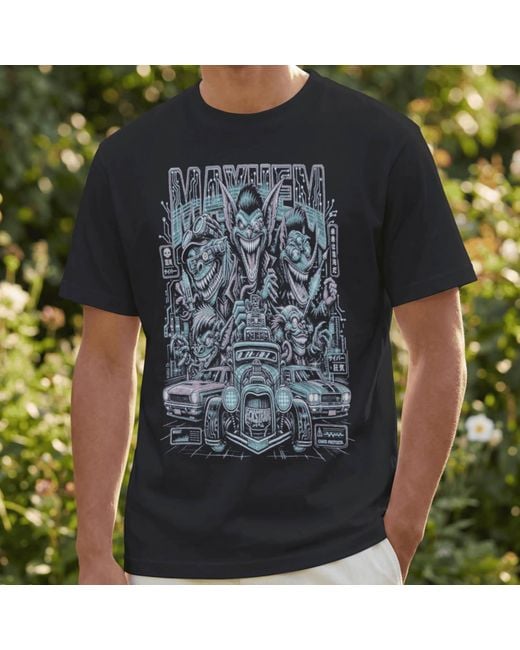 Gold & Honey Black Causing Mayhem T-Shirt for men