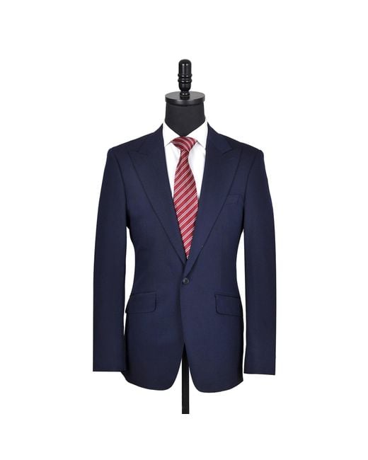 DAVID WEJ Blue Aldo Single Breasted Suit for men
