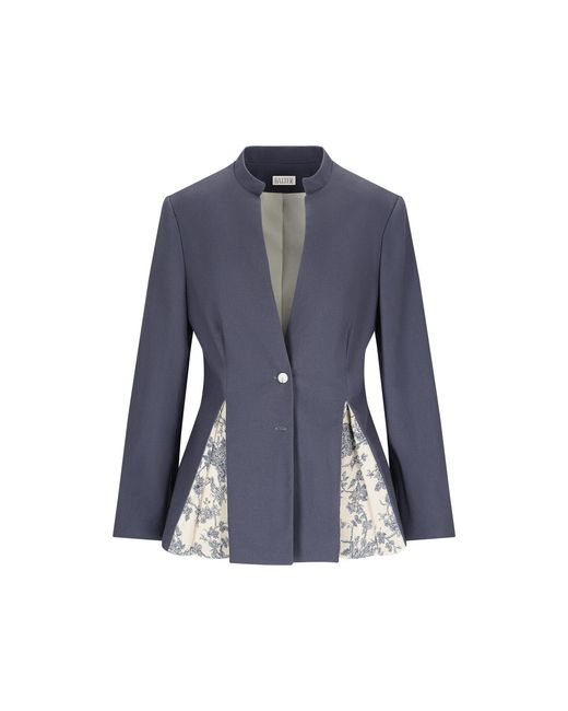 Baltér Blue Floraison Nocturne Blazer
