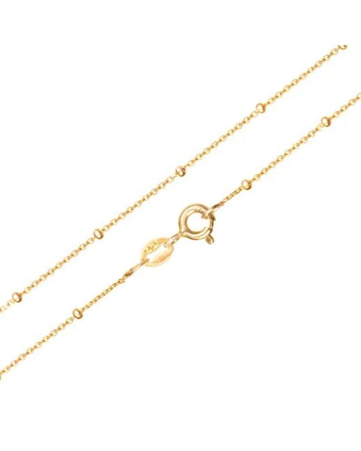 The Jewellery Store London Metallic Fine Satellite Chain