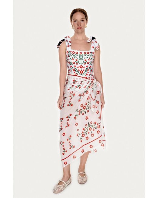 Jessie Zhao New York White Beach Sarong Wrap