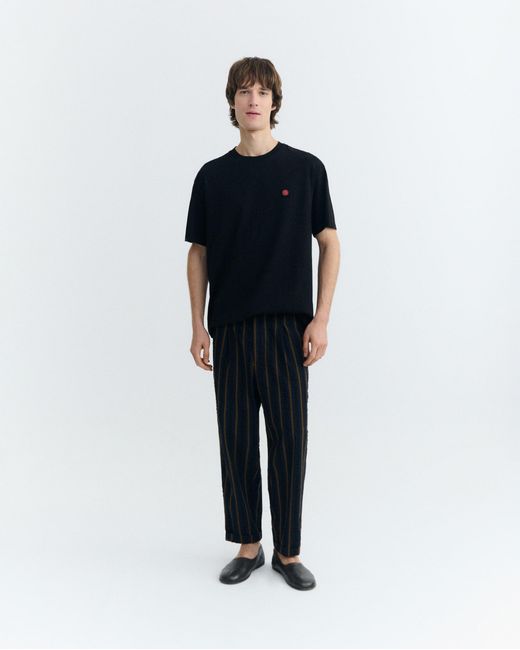 Thinking Mu Black Aaron Back Sun T-Shirt for men