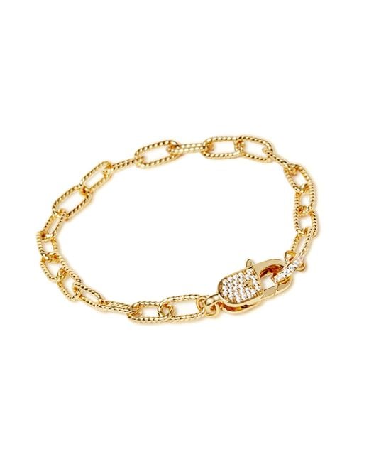 Freqnc Atelier Metallic Baddie Clasp Bracelet