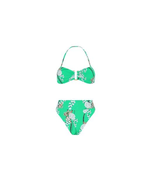 Aguaclara Green Jade Bandeau Top