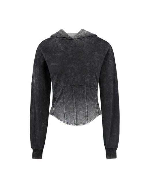 Pcfg Black Free Heaven Acid Wash Hoodie