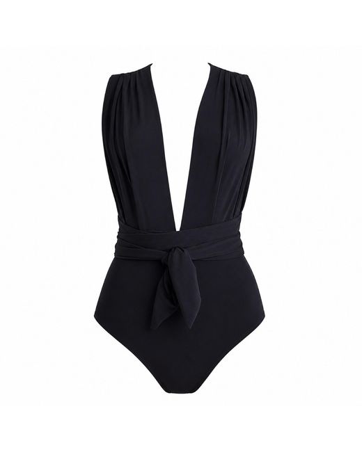 ROSIE BILLINGTON Blue Multi-Way Swimsuit