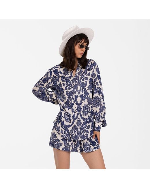 Mandragora Blue Daya Shorts