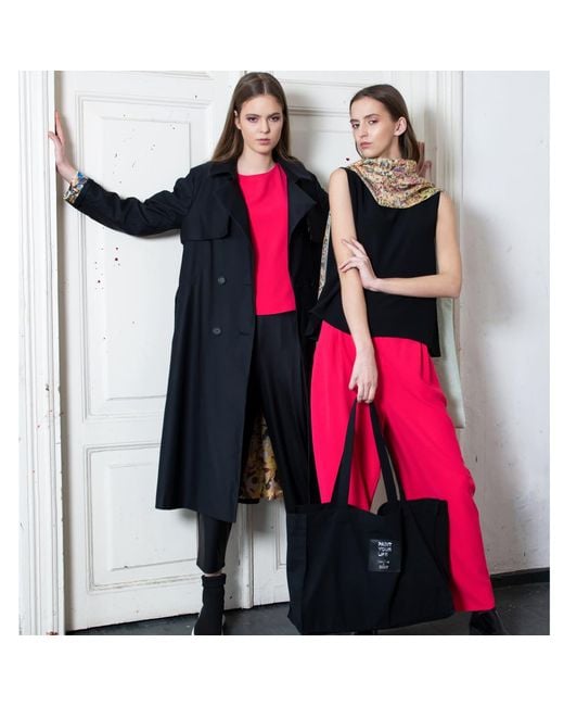Laura Daili Red Fuchsia Flow Blouse