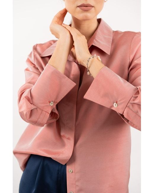 Eternoir Pink Rose Peach Whisper Shirt